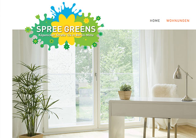 Website-Detail Spree Greens