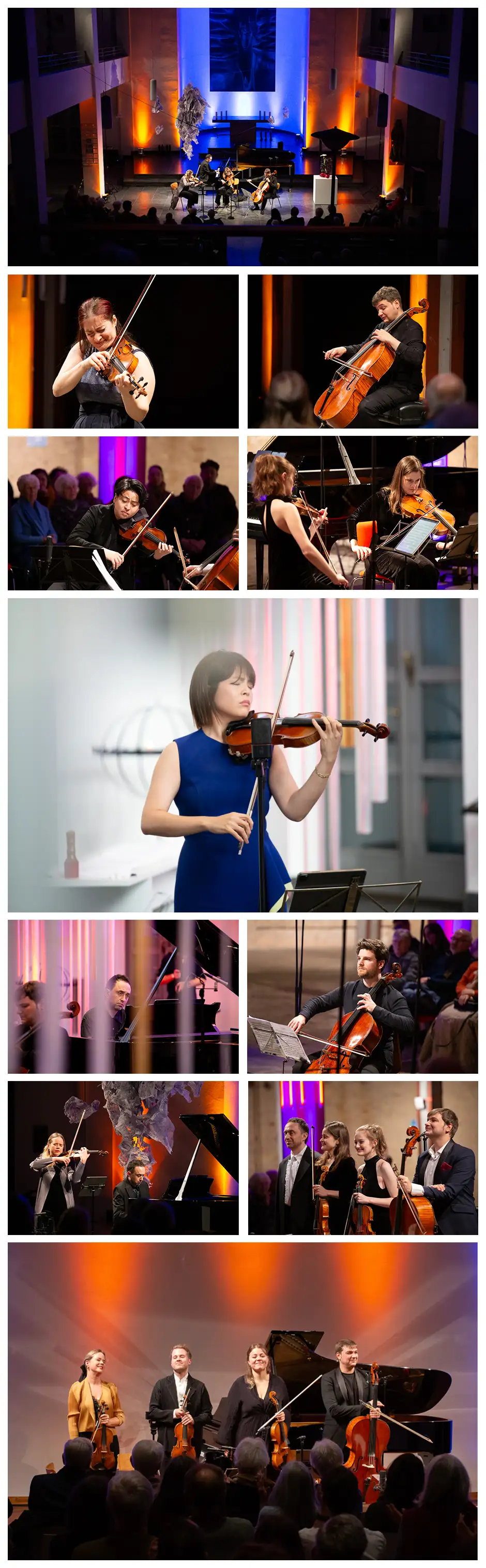 Konzertfotos von Kammermusik-Konzerten