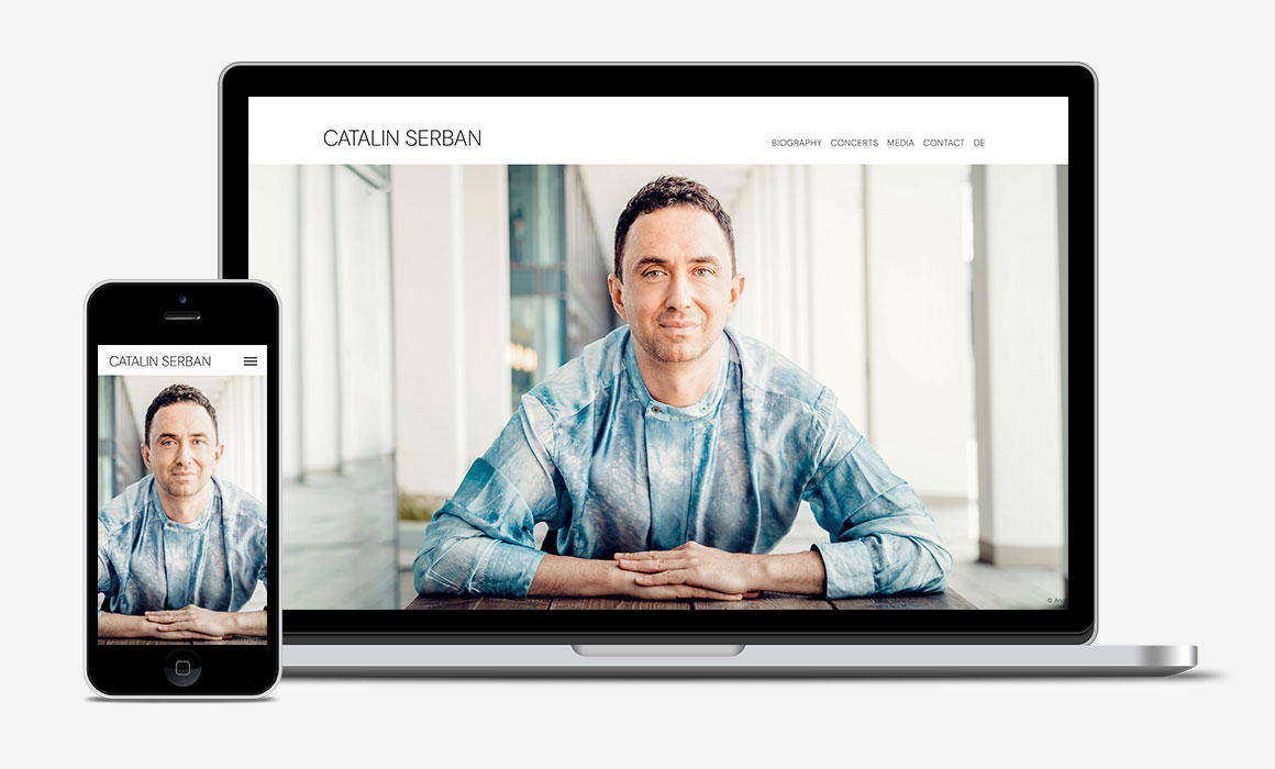 Website Pianist Catalin Serban – Startseite